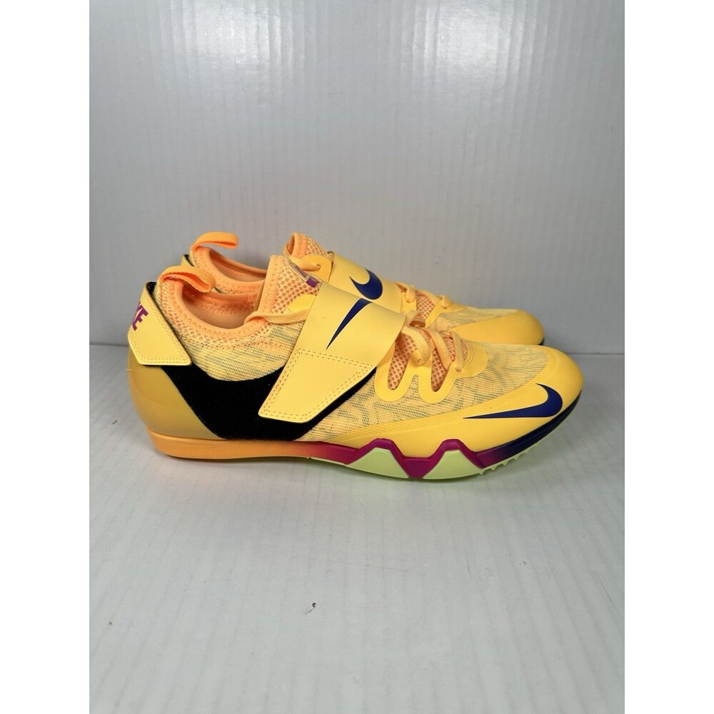 Size 8.5 Nike Zoom Pole Vault Elite Track Shoes Citron Pulse FZ9649-800 Mens NEW